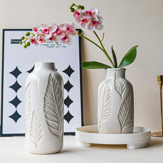 Leaf Ceramic Vase