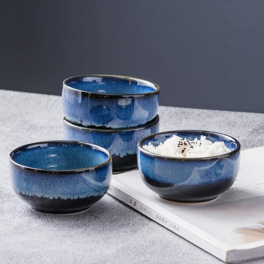 Ceramic Blue Small Bowls